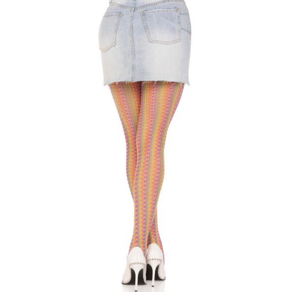 LEG AVENUE - MEIAS DE CROCHÊ MULTICOLOR - Imagen 2