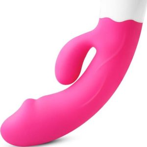 ARMONY - VIBRADOR FELIZ E ESTIMULADOR FÃCSIA RECARREGVEL