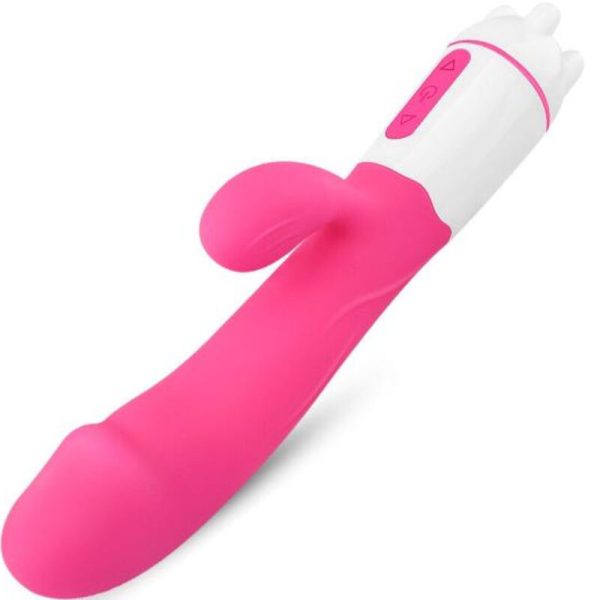 ARMONY - VIBRADOR FELIZ E ESTIMULADOR FÃCSIA RECARREGVEL - Imagen 2