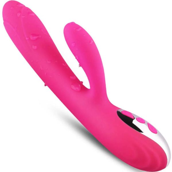 ARMONY - VIBRADOR E ESTIMULADOR FLEXÃVEL COM EFEITO DE CALOR FÃCSIA - Imagen 4