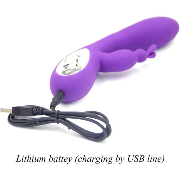 ARMONY - VIBRADOR DE ANEL DE PUXAO DE COELHO BELLA VIOLET - Imagen 3