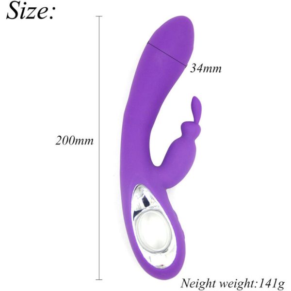ARMONY - VIBRADOR DE ANEL DE PUXAO DE COELHO BELLA VIOLET - Imagen 2