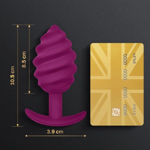 G-VIBE - GPLUG TWIST 2 PLUG ANAL ROXO - Imagen 3