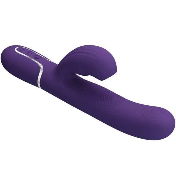 PRETTY LOVE - VIBRADOR PERLITA G-SPOT 3 EM 1 MULTIFUNO ROXO - Imagen 5