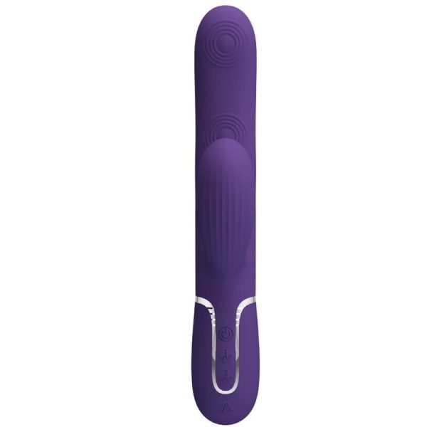 PRETTY LOVE - VIBRADOR PERLITA G-SPOT 3 EM 1 MULTIFUNO ROXO - Imagen 3