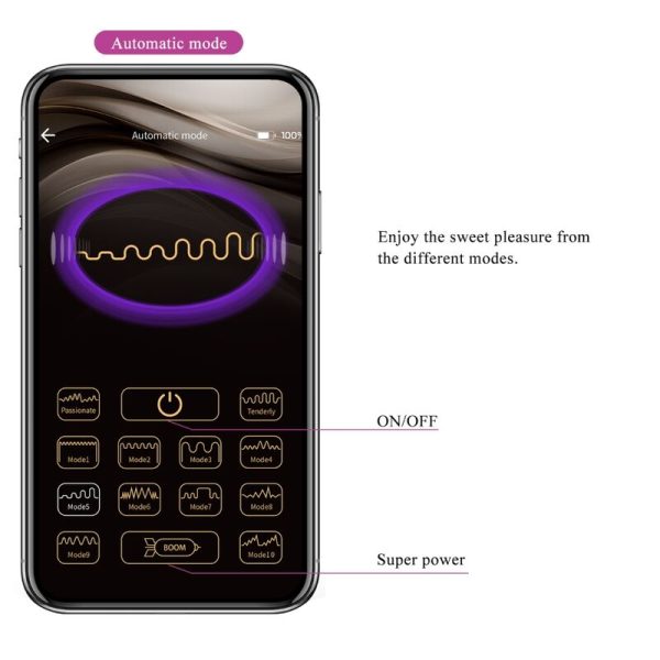 PRETTY LOVE - HECTOR ELECTROSHOCK VIBRADOR APLICATIVO GRATUITO VIOLETA - Imagen 15