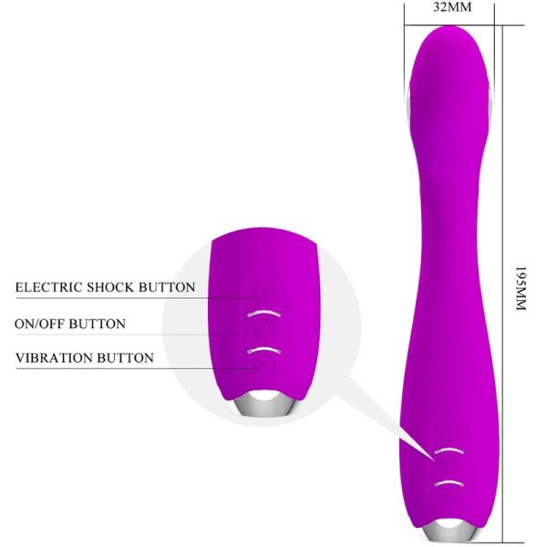 PRETTY LOVE - HECTOR ELECTROSHOCK VIBRADOR APLICATIVO GRATUITO VIOLETA - Imagen 5