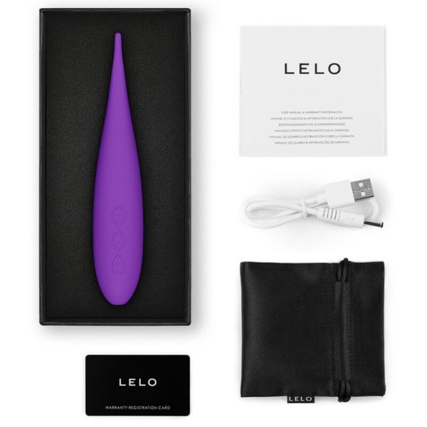 LELO - ESTIMULADOR DE CLITÓRIS DOT TRAVEL ROXO - Imagen 4