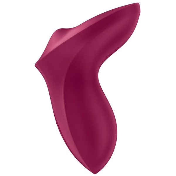 SATISFYER - EXCITERRR VIBRADOR LAY-ON CLITORIS BERRY - Imagen 2