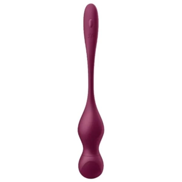 SATISFYER - LOVE BIRDS VARY BOLAS VIBRATÃRIAS APLICATIVO GRATUITO VINHO TINTO - Imagen 2