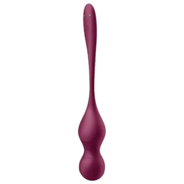 SATISFYER - LOVE BIRDS VARY BOLAS VIBRATÃRIAS APLICATIVO GRATUITO VINHO TINTO - Imagen 3