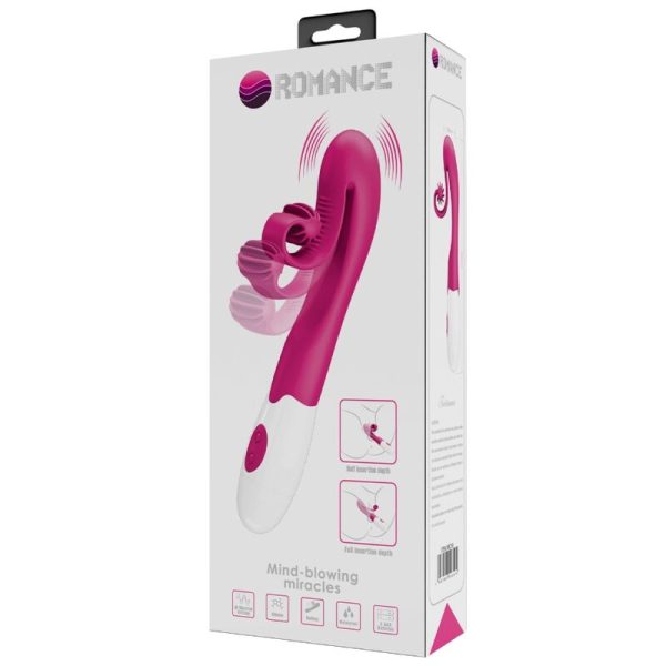 ROMANCE - VIBRADOR E ESTIMULADOR 30 VELOCIDADES COR-DE-ROSA - Imagen 9