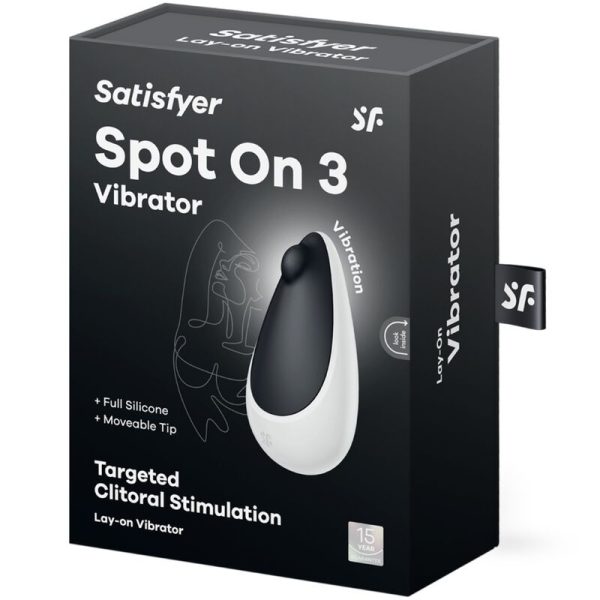 SATISFYER - SPOT ON 3 ESTIMULADOR CLITÃRICO PRETO - Imagen 5
