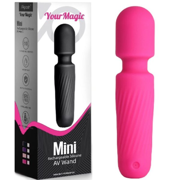 ARMONY - YOUR MAGIC MASSAGER E VIBRADOR RECARREGÃVEL 10 VIBRAÃÃES ROSA - Imagen 4