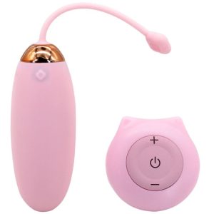 ARMONY - KITTY FUN EGG VIBRADOR CONTROLE REMOTO 10 VIBRAÃÃES ROSA