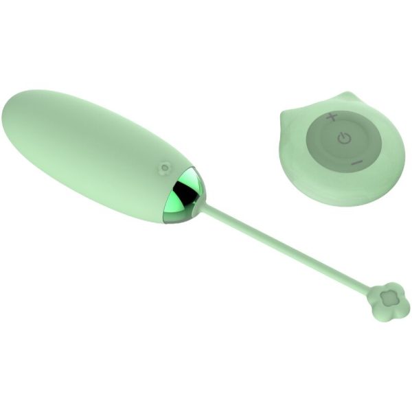 ARMONY - KITTY FUN EGG VIBRADOR CONTROLE REMOTO 10 VIBRAÃÃES VERDE - Imagen 4