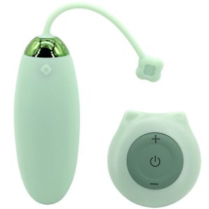 ARMONY - KITTY FUN EGG VIBRADOR CONTROLE REMOTO 10 VIBRAÃÃES VERDE