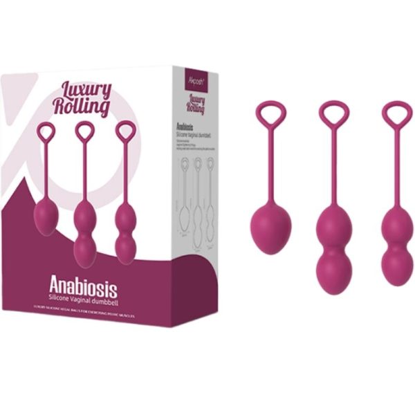 ARMONY - ANABIOSIS VAGINAL DUMBBELL 3 NÃVEIS BORGONHA - Imagen 8