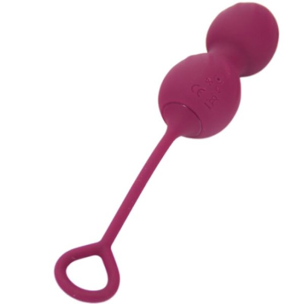 ARMONY - BLOSSOMS VAGINAL DUMBBELL VIBRAÃÃO CONTROLE REMOTO 10 VIBRAÃÃES VERMELHO ESCURO - Imagen 5