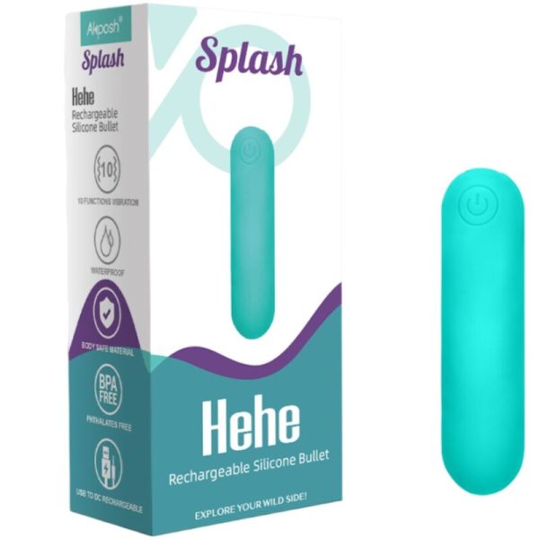 ARMONY - SPLASH HEHE VIBRADOR BALA SILICONE 10 VIBRAÃÃES 65 X 15 CM VERDE - Imagen 6