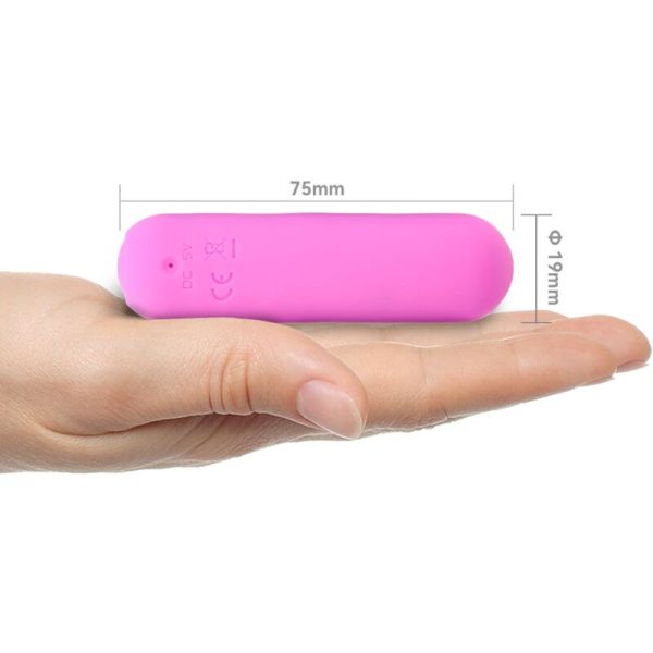 ARMONY - SPLASH HAHA VIBRADOR BALA SILICONE 10 VIBRAÃÃES 75 X 19 CM ROSA - Imagen 3