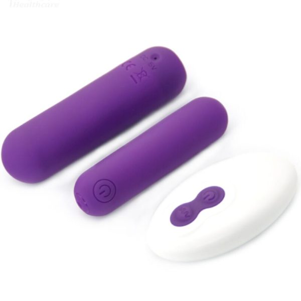 ARMONY - SPLASH JOLINE VIBRADOR BALA SILICONE CONTROLE REMOTO 10 VIBRAÃÃES 65 X 15 CM ROXO - Imagen 2