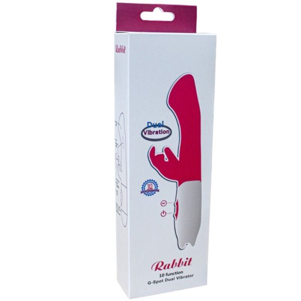 ARMONY - VIBRADOR E ESTIMULADOR COELHO G SPOT 10 VELOCIDADES ROSA - Imagen 9