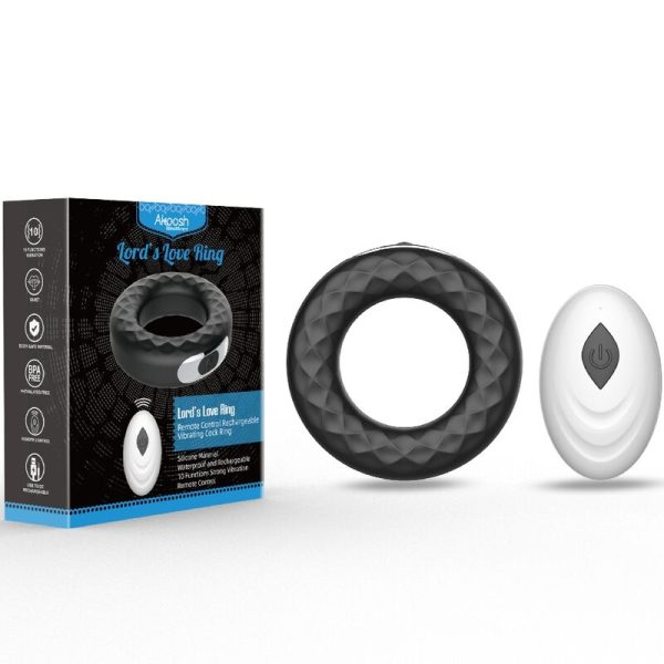 ARMONY - LORD'S LOVE CONTROLE REMOTO VIBRADOR ANEL PRETO - Imagen 5