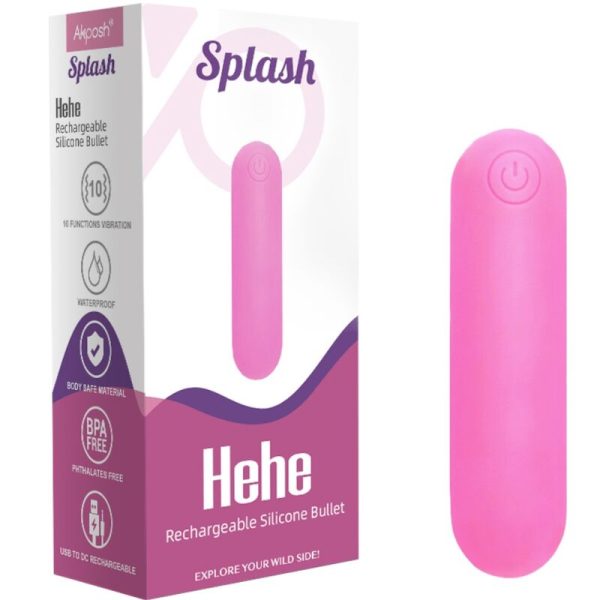 ARMONY - SPLASH HEHE VIBRADOR BALA SILICONE 10 VIBRAÃÃES 65 X 15 CM ROSA - Imagen 6