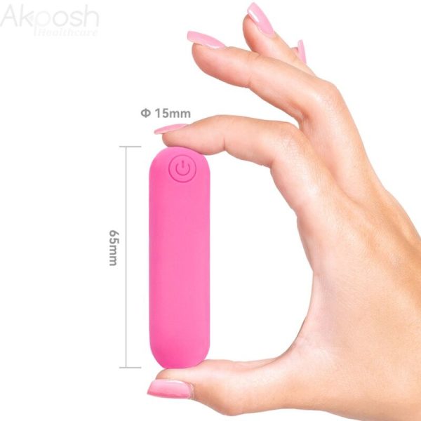 ARMONY - SPLASH JOLINE VIBRADOR BALA SILICONE CONTROLE REMOTO 10 VIBRAÃÃES 65 X 15 CM ROSA - Imagen 3