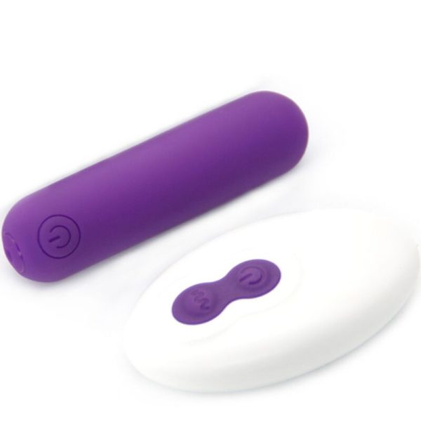 ARMONY - SPLASH JOLINE VIBRADOR BALA SILICONE CONTROLE REMOTO 10 VIBRAÃÃES 65 X 15 CM ROXO - Imagen 3