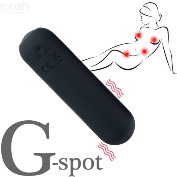 ARMONY - SPLASH JOIE VIBRADOR BULLET SILICONE CONTROLE REMOTO 10 VIBRAÃÃES 75 X 19 CM PRETO - Imagen 7