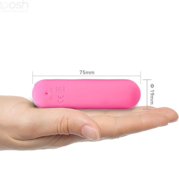 ARMONY - SPLASH JOIE VIBRADOR BULLET SILICONE CONTROLE REMOTO 10 VIBRAÃÃES 75 X 19 CM ROSA - Imagen 4