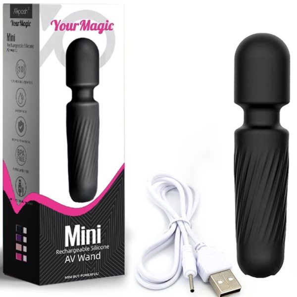 ARMONY - YOUR MAGIC MASSAGER E VIBRADOR RECARREGÃVEL 10 VIBRAÃÃES PRETO - Imagen 6
