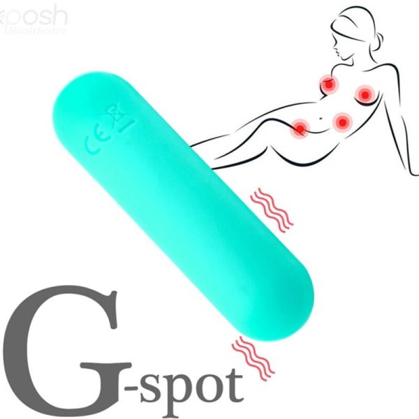 ARMONY - SPLASH HAHA VIBRADOR BALA SILICONE 10 VIBRAÃÃES 75 X 19 CM VERDE - Imagen 6