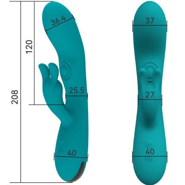 ARMONY - DANCING BUNNY VIBRADOR COELHO 10 VELOCIDADES VERDE - Imagen 2