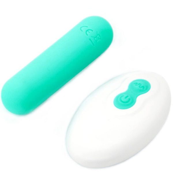 ARMONY - SPLASH JOLINE VIBRADOR BULLET SILICONE CONTROLE REMOTO 10 VIBRAÃÃES 65 X 15 CM VERDE - Imagen 2