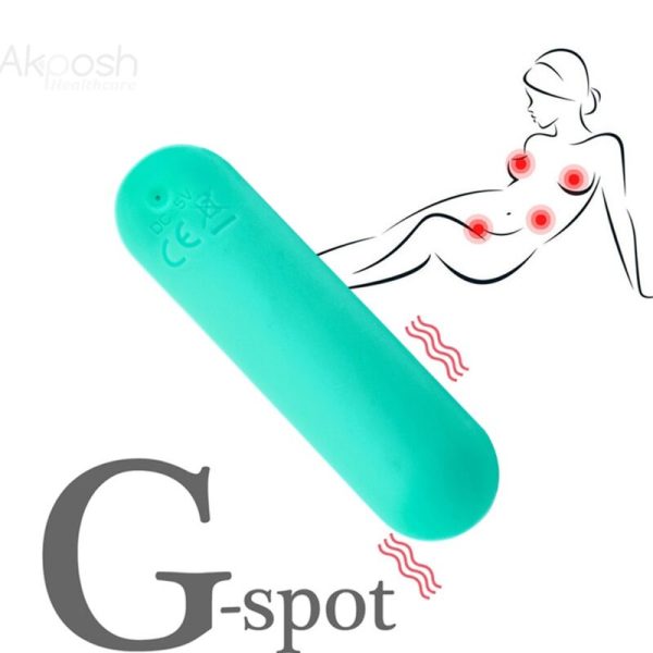 ARMONY - SPLASH JOIE VIBRADOR BULLET SILICONE CONTROLE REMOTO 10 VIBRAÃÃES 75 X 19 CM VERDE - Imagen 4