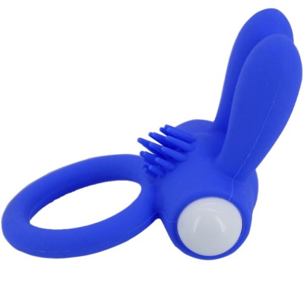 ARMONY - MR BUNNY ANEL VIBRADOR SILICONE AZUL - Imagen 4