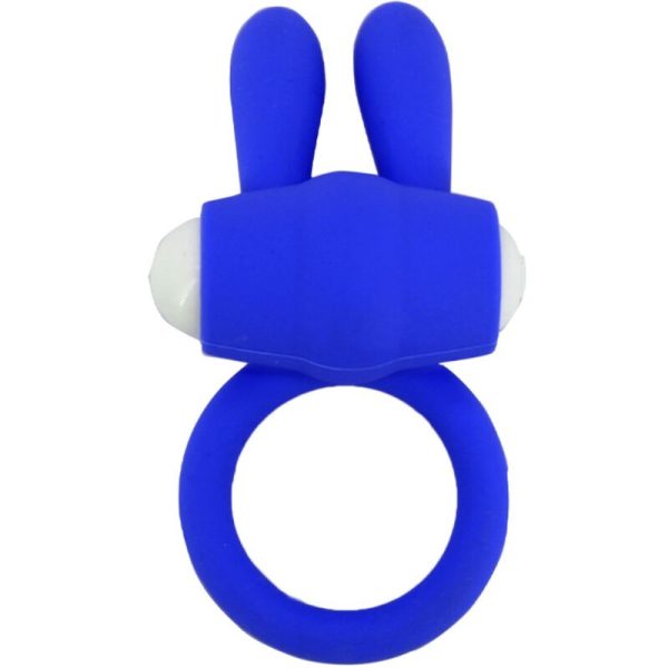 ARMONY - MR BUNNY ANEL VIBRADOR SILICONE AZUL - Imagen 2