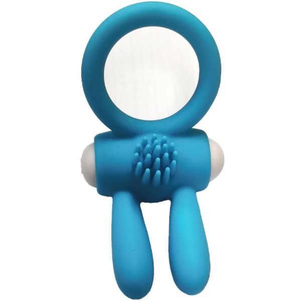 ARMONY - MR BUNNY ANEL VIBRADOR SILICONE PRETO - Imagen 3