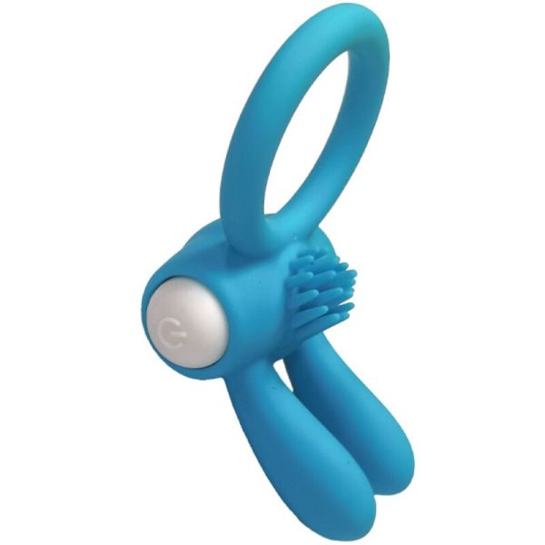 ARMONY - MR BUNNY ANEL VIBRADOR SILICONE PRETO - Imagen 5