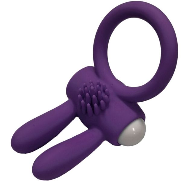 ARMONY - MR BUNNY ANEL VIBRADOR SILICONE ROXO - Imagen 5