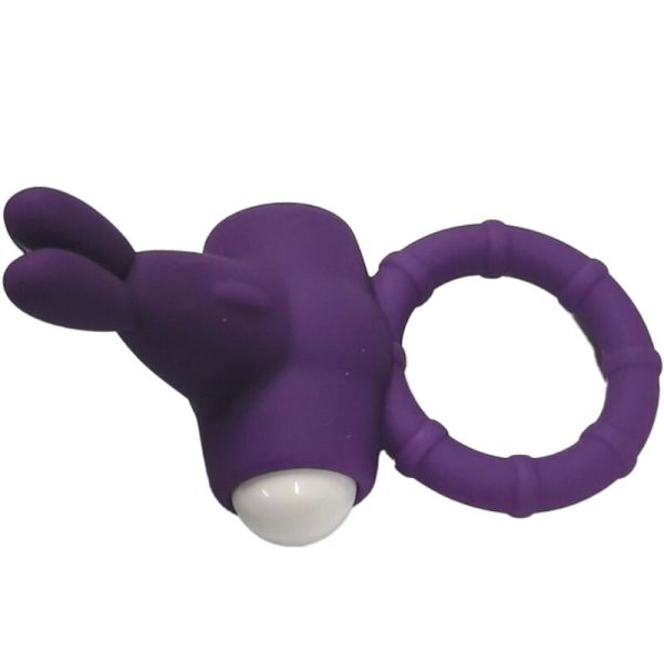 ARMONY - MS BUNNY ANEL VIBRADOR SILICONE ROXO - Imagen 2