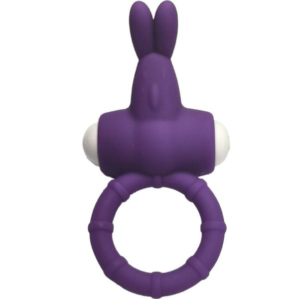 ARMONY - MS BUNNY ANEL VIBRADOR SILICONE ROXO - Imagen 3