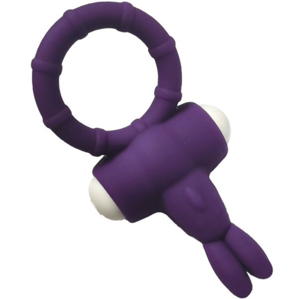 ARMONY - MS BUNNY ANEL VIBRADOR SILICONE ROXO - Imagen 4