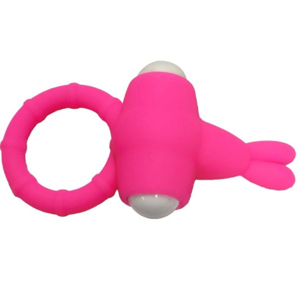 ARMONY - MS BUNNY ANEL VIBRADOR SILICONE ROSA - Imagen 2