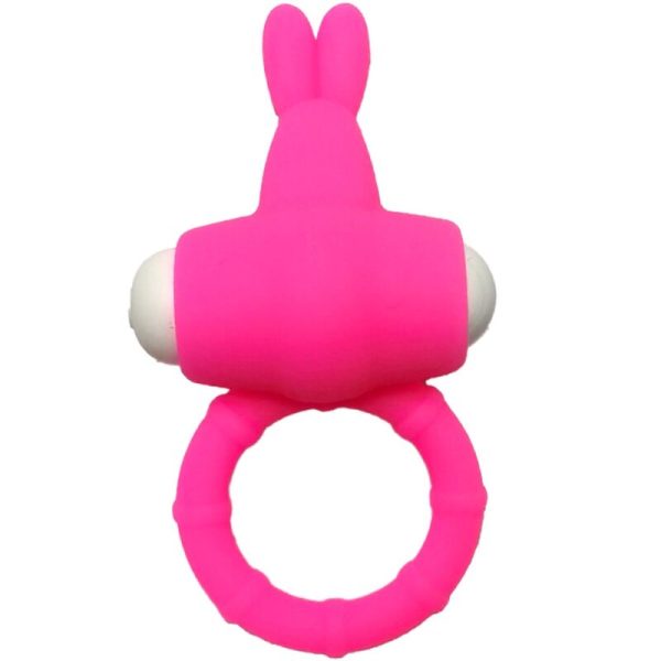 ARMONY - MS BUNNY ANEL VIBRADOR SILICONE ROSA - Imagen 3