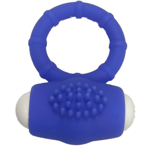 ARMONY - POWER O ANEL VIBRADOR SILICONE AZUL - Imagen 5