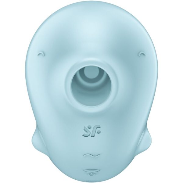 SATISFYER - SASSY SEAL ESTIMULADOR E VIBRADOR AZUL - Imagen 4